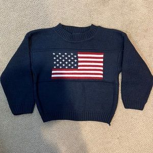 Faded Glory American Flag Boys Sweater